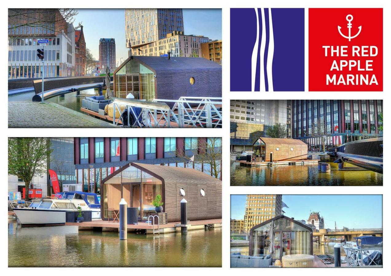 Hotel Wikkelboats At Wijnhaven Rotterdam Exterior foto