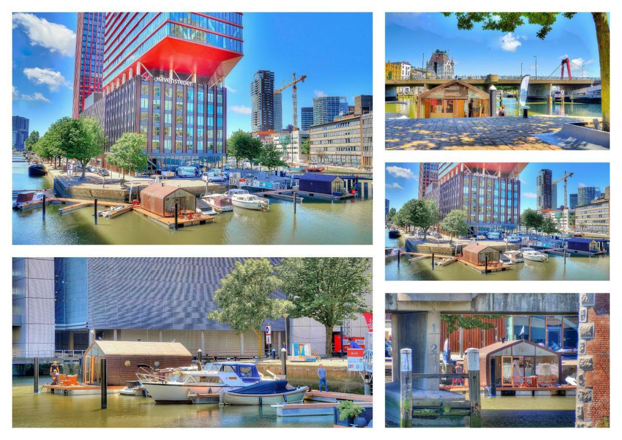 Hotel Wikkelboats At Wijnhaven Rotterdam Exterior foto
